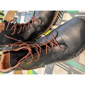 Mago Womens Leather Ankle Boots EU38